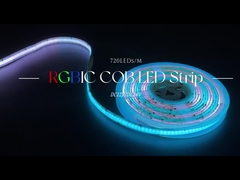 720 RGBIC коб светодиодная лента 12V 24V