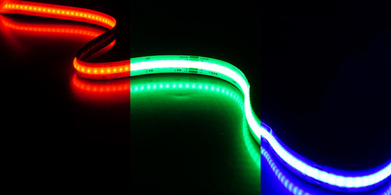 RGB COB светодиодный световой ленточный свет UL перечисленный 24V изменяющий цвет многоцветный для освещения помещений