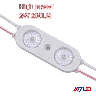 12V/24V 0,96W SMD 2835 Модуль с 2 светодиодами Холодный белый / Теплый белый светодиодный фонарь IP67 водонепроницаемый
