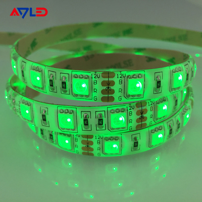 Зелёный цвет SMD 5050 60LEDs/M светодиодные светодиоды для мебели Декорация Высокая яркость водонепроницаемая