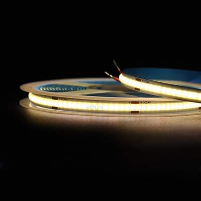 Высокая плотность бесточечный 480Leds Гибкий свет COB Стрип Свет COB Стрип LED 5метров / катушка 8MM 12V / 24V