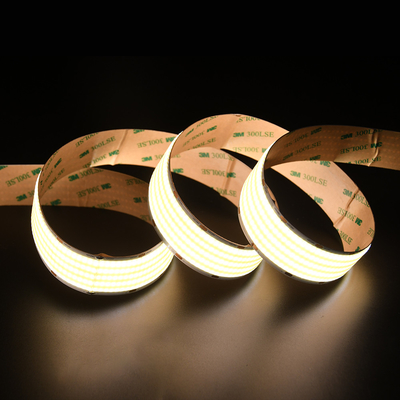 ADLED 30MM PCB 1600leds гибкая светодиодная лента DC24V COB лента 90 CRI гибкая униформа 40w/M