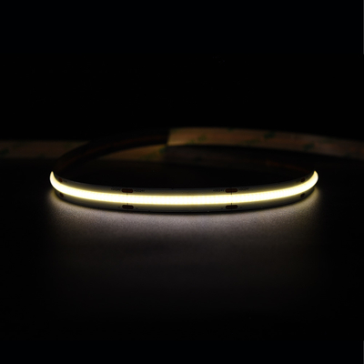 Сверхяркие 528 светодиодов/M COB Led Strip 12V 24V 10MM Безупречный желтый светодиод COB/FOB