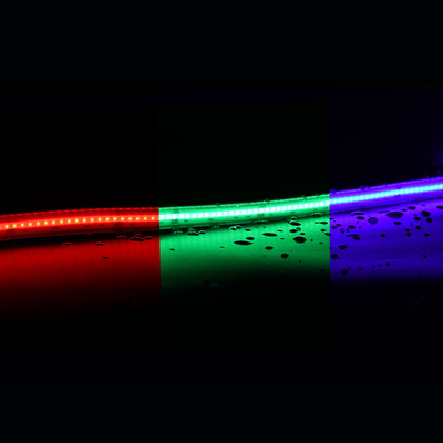 Инсталляция нового проекта RGBW Цветная светодиодная полоса света Cob Magic Digital Адресованная COB светодиодная полоса