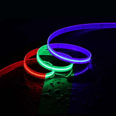 IP20 Rgbw Rgb Cob Led Strip Light 12V 24V Пиксели Гибкая Излучающая Адресованная Cob Led Strip