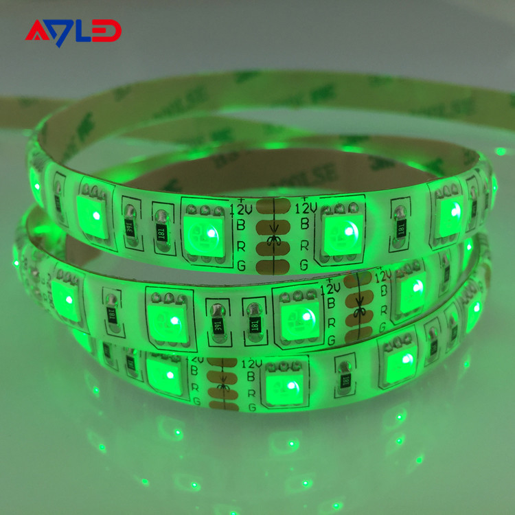 Зелёный цвет SMD 5050 60LEDs/M светодиодные светодиоды для мебели Декорация Высокая яркость водонепроницаемая