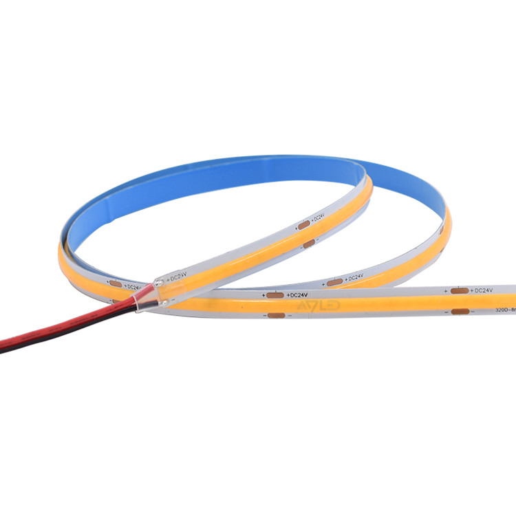 UL Cob Strip 8mm 10mm 320leds Cob Led Light Внешний водонепроницаемый Cob Led Flexible Strip Light