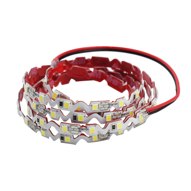 Сгибаемая светодиодная световая лента типа s 6mm 12v 24v 72LEDs/m для мини-листов каналов с светодиодным освещением