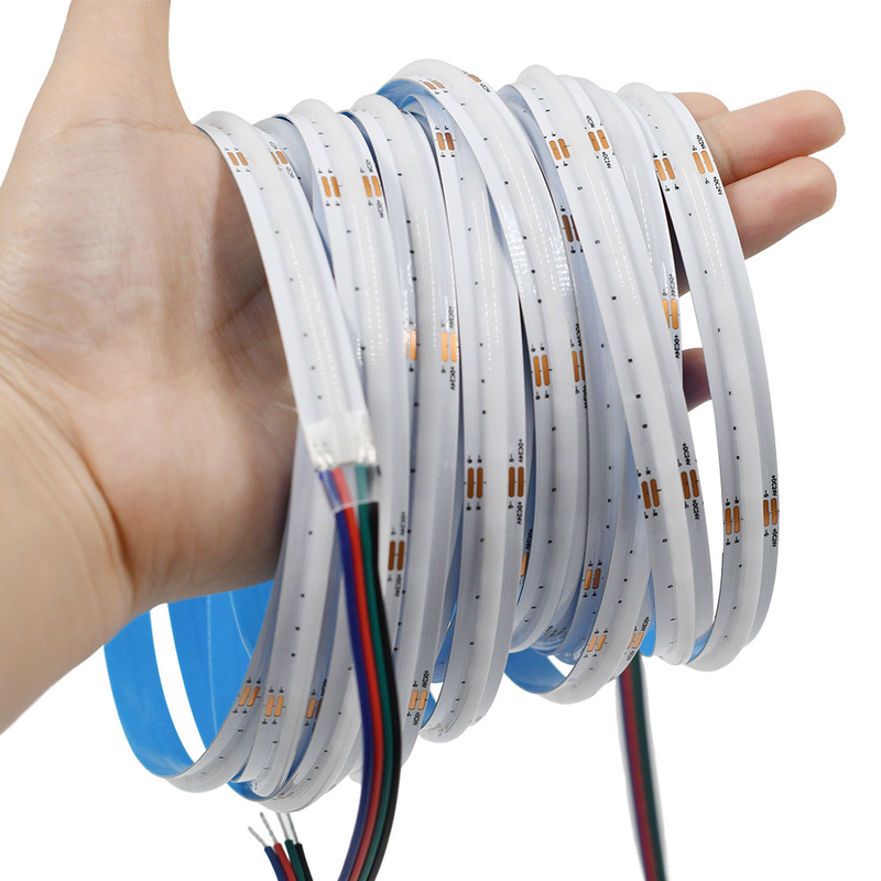 576LEDs/m COB RGB светодиодный светодиод 3 года Гарантия DC24V 10mm PCB Borad IP20/IP65